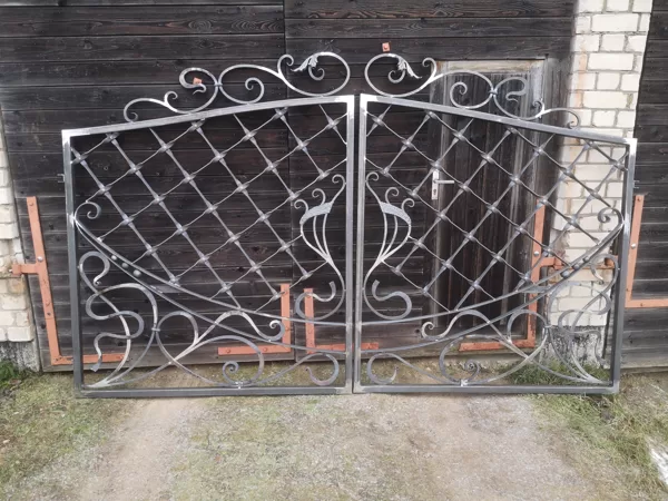 Wrought iron gates