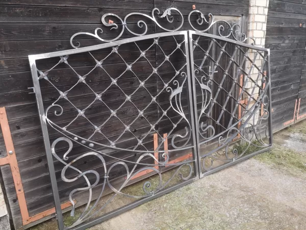 Wrought iron gates