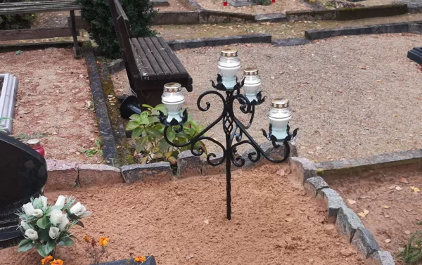 Grave Candlestick